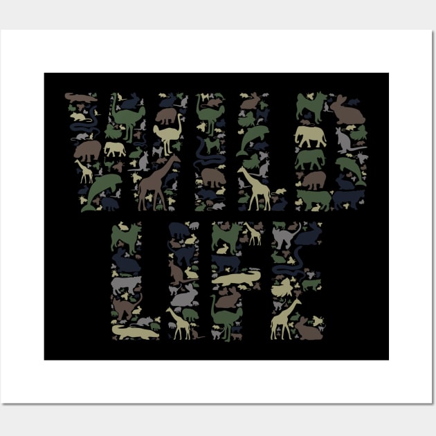 Wild Life Collage Wall Art by MisfitInVisual